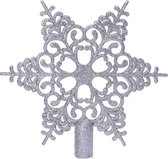 Piek - Kerstboom Piek - Kerstboom Versiering - Kunststof Sneeuwvlok 20,5x19cm zilver