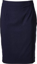 Dames rok stretch marine kort | Maat 52