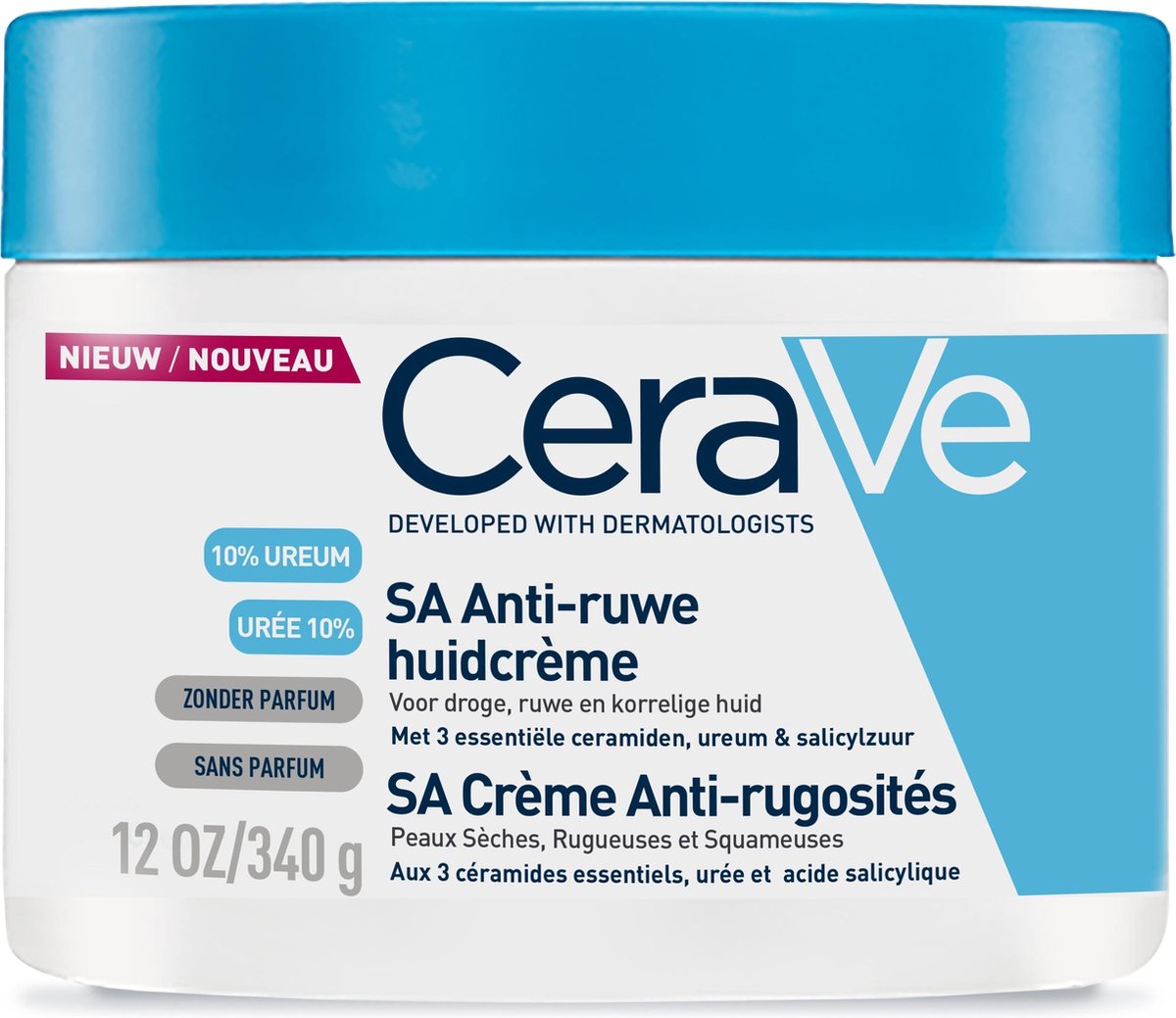 Cerave Sa Smoothing Cream For Dry, Rough, Bumpy Skin 340 G