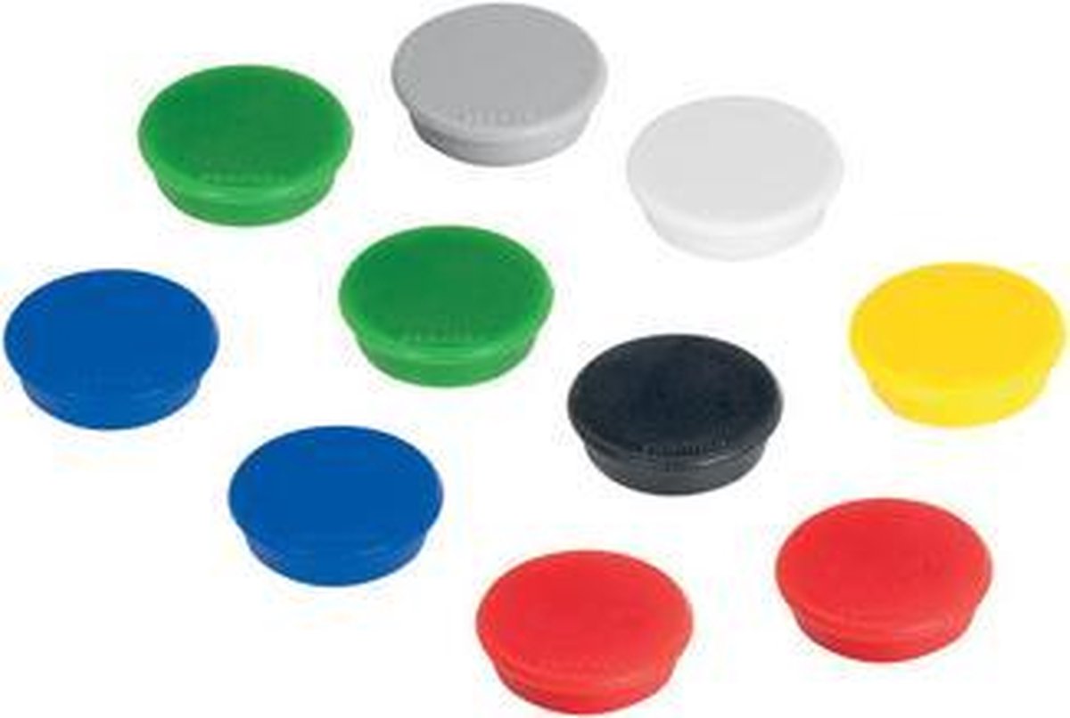 FRANKEN magnetische klem, kleefkracht: 100 g, diam. 13 mm, wit