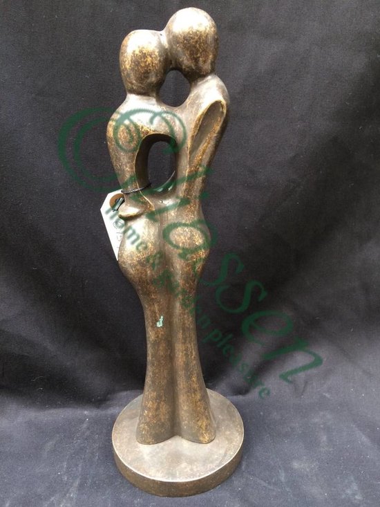 Beeld Brons Abstract Liefdespaar Klein | Bronzen Beelden | Moderne Bronzen  Beelden |... | bol.com