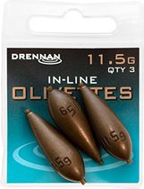 Drennan In-Line Olivette - Lood - 11.5g - Brons
