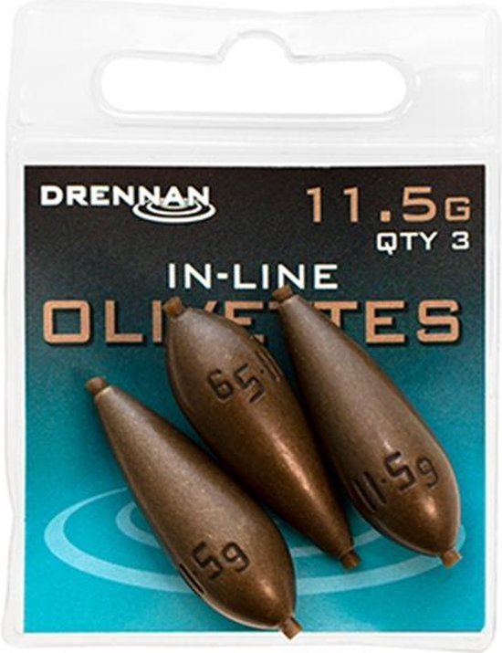 Drennan In-Line Olivette - Lood - 11.5g - Brons