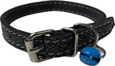 Lepus Kattenhalsband Glitter Zwart