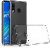 Krasbestendige TPU + acryl beschermhoes voor Huawei P30 Lite (transparant)