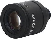 CW-M12VF0922-MP 9-22 mm 1,3 MP M12 / 14-vatting handmatige zoomlens