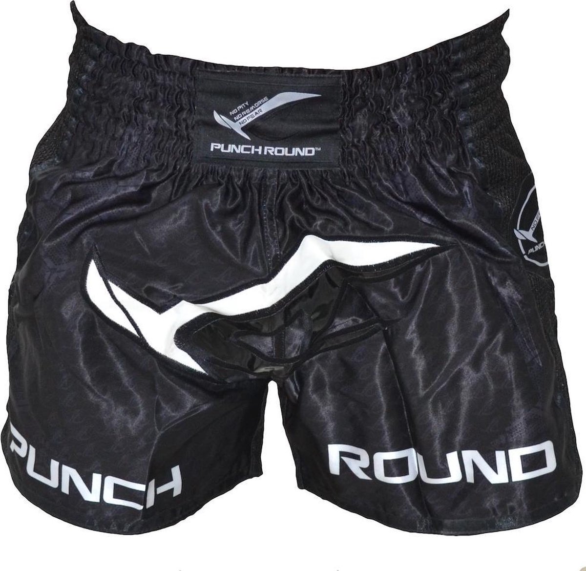 PunchR Kickboks Broekjes NoFear Zwart Wit - S