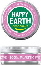 Happy Earth Deodorant Balm Lavender - 100% Natuurlijk - 24 uur Bescherming - Plasticvrij - Vegan - 45g