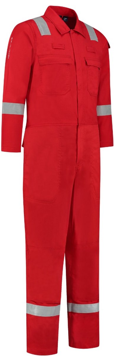 Dapro Roughneck Multinorm Zomer Overall - Maat 50 - Rood - Vlamvertragend , antistatisch , vlamboog en lasnorm