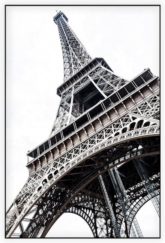 Détails de construction Tour Eiffel vue d'en bas à Paris, - Photo sur  panneau... | bol.com