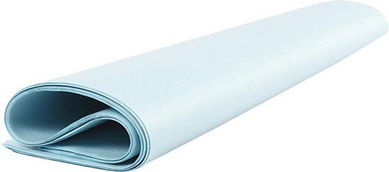 papier de soie. bleu clair. 50x70cm. 14 grammes 25 feuilles/1 boîte