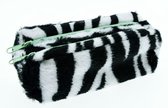 Etui Blah Blah fourrure Zebra carré 18x8x7cm K-PM520031