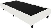 Bedworld Boxspring 80x210 - Lederlook - Wit (MD920)