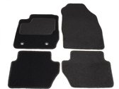 Tapis de sol personnalisés - tissu noir - adaptés pour Ford Fiesta MK6 08-12