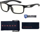 GUNNAR Gaming- en Computerbril - Enigma, Onyx Frame, Clear Tint - Blauw Licht Bril, Beeldschermbril, Blue Light Glasses, Leesbril, UV Filter