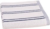 Clarysse 500gr Duchesse Handdoek Marine/Wit 50x100cm