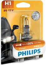 Philips Vision Autolamp H1 12V 55W Tot 30% meer zicht vergeleken met een standaardlamp Koplamp