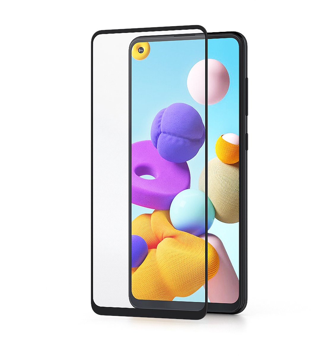 BeHello Samsung Galaxy A21s Screenprotector High Impact Glass