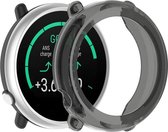Strap-it TPU case - zwart bescherm hoesje geschikt voor Polar Ignite - zwarte beschermhoes voor Polar Ignite smartwatch