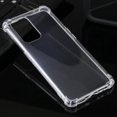 Voor OPPO Reno5 Z Four-Corner Anti-Drop Ultradunne TPU Case