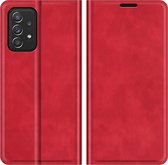 Cazy Samsung Galaxy A52 Hoesje Portemonnee Book Case Kunstleer - Rood