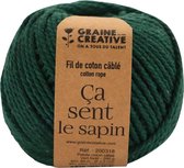 Graine Créative Macramé touw, ft 2,5 mm x 80 m, bosgroen