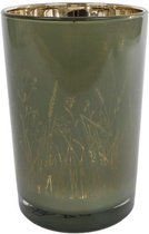 Medina Waxinelichthouder Lena 12 X 18 Cm Glas Groen