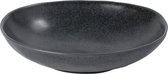 Costa Nova - livia zwart - pastabord - aardewerk - 23 cm rond