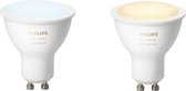 PHILIPS HUE - LED Spot GU10 - White Ambiance - Bluetooth - Duo Pack