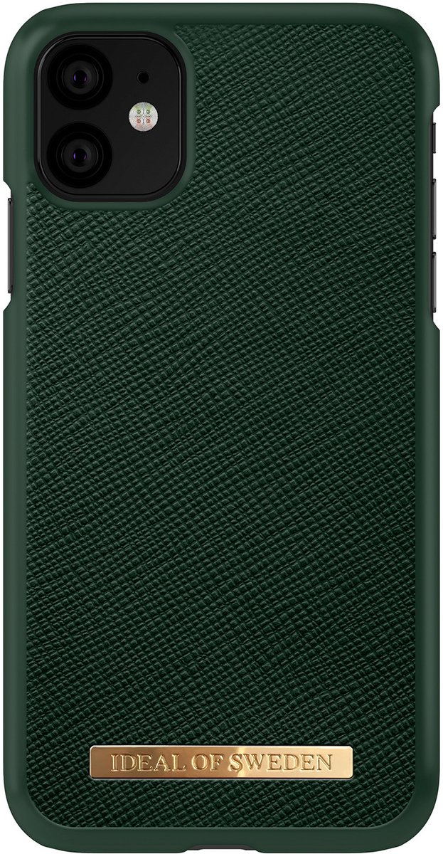 iDeal of Sweden iPhone 11 Fashion Case Saffiano Green