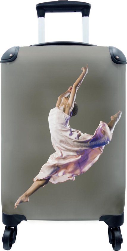 Valise - Danseuse de ballet faisant un saut - 35x55x20 cm - Bagage à main -  Trolley | bol