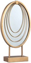 PTMD Rheda Ovale Spiegel - 22 x 8,5 x 42 cm - Staand - Metaal - Goud
