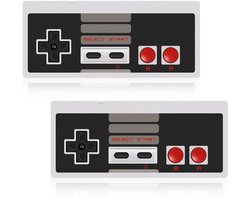 Retro NES USB Gaming Controllers voor PC & Mac – Set van 2 | Plug & Play – Klassiek Design