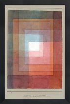 JUNIQE - Poster in houten lijst Klee - White Framed Polyphonically