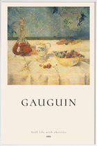 JUNIQE - Poster in kunststof lijst Gauguin - Still Life with Cherries
