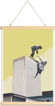JUNIQE - Posterhanger Let's Do Stupid Shit Together -20x30 /Geel &
