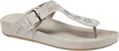 Graceland Dames Grijze slipper steentjes - Maat 42