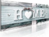 Schilderij - Home in moderne vormgeving II
