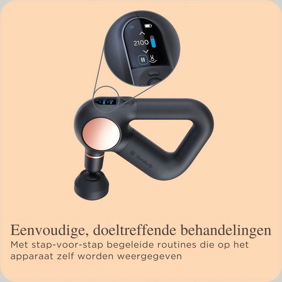 Afbeelding 2 van Therabody Theragun Sense - Massage Gun - 4 Opzetstukken - Professioneel Massage Apparaat - Pijn- & Stressverlichting