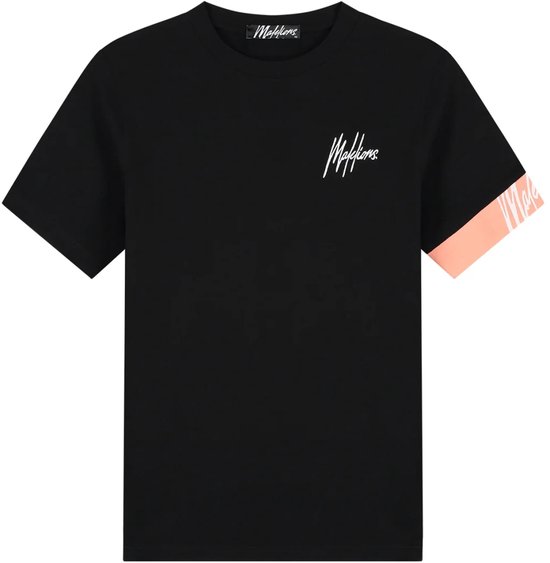 MALELIONS - Malelions men captain t-shirt 2.0 - MM1-HS25-01 - 113 Black coral