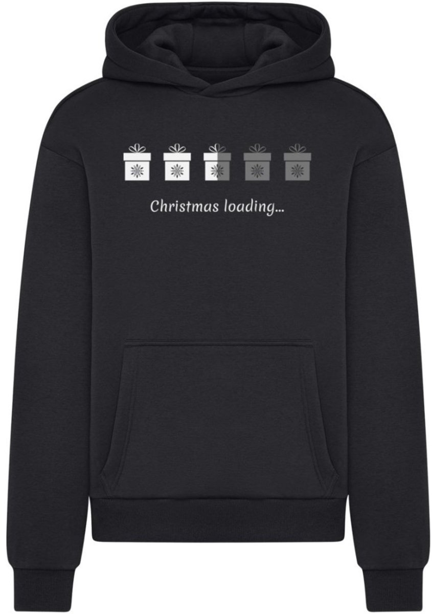 Merchcode - Christmas Gifts Loading Fluffy Hoodie/trui - 4XL - Zwart