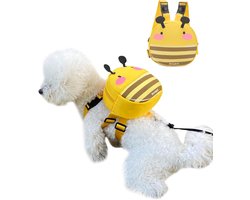 Self Carrier Rugzak met Lijn Huisdier Leuke Cartoon Zadeltas om te dragen voor Puppy Kleine Honden Katten Reizen