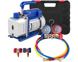 4CFM 1/4 Pk Lucht Vacuümpomp HVAC Koel- en Airconditioning Verdeelstukmeterset R134a-Kit