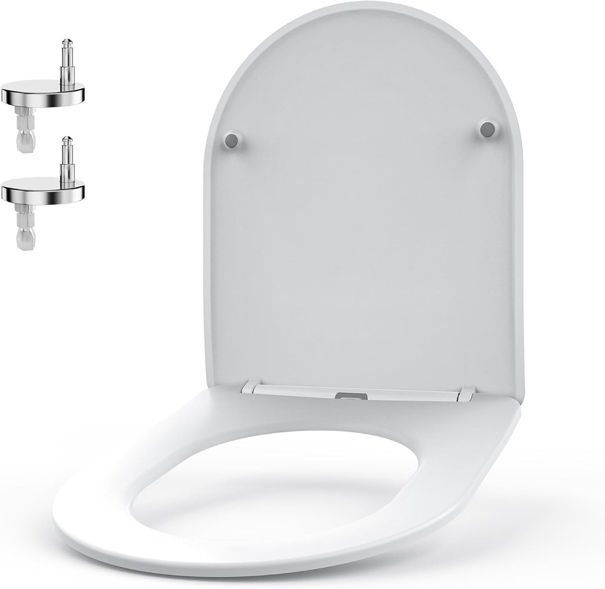 Ibenzoa® Duurzame en Comfortabele Toiletbril met Verstelbare Scharnieren - Voor Langdurig Gebruik
