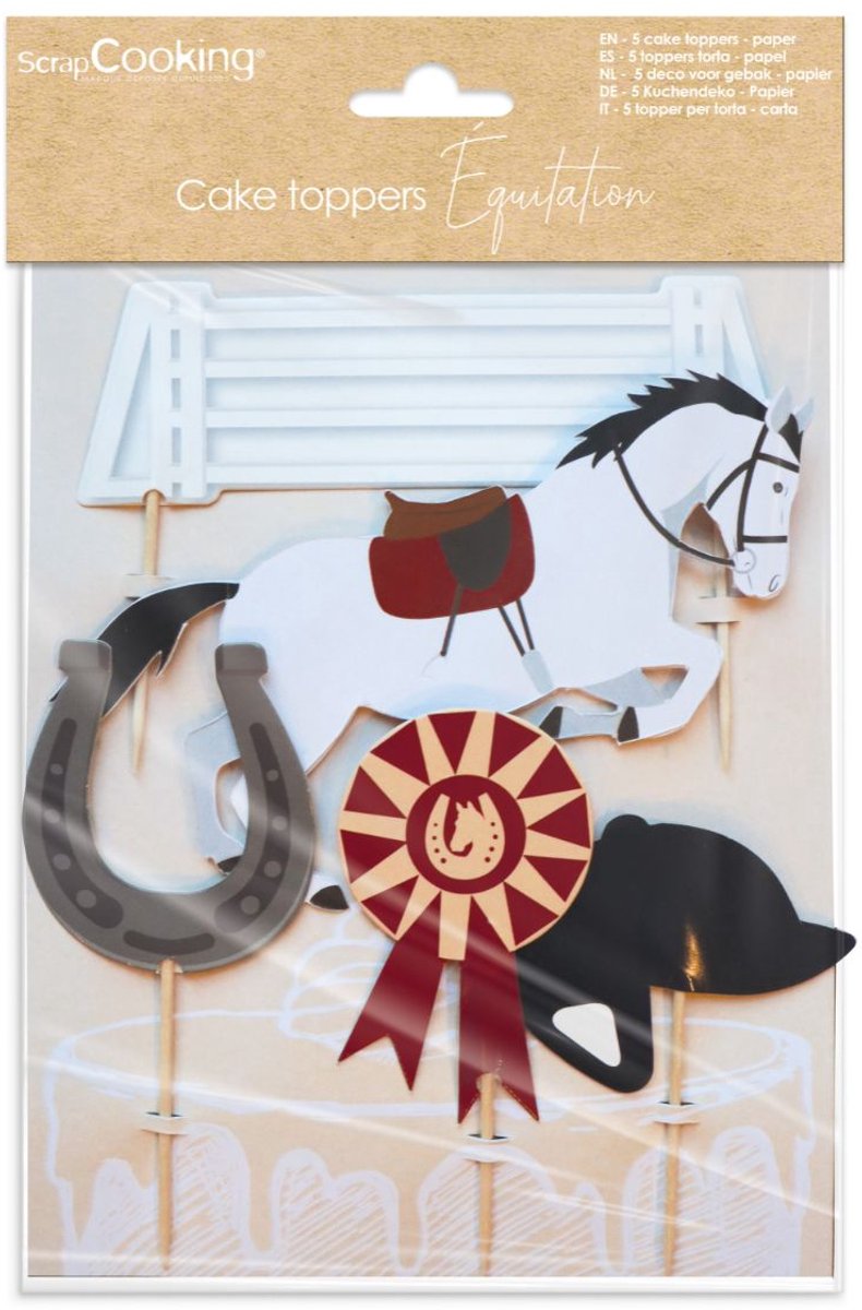 ScrapCooking Cake Toppers Paardensport