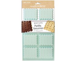 ScrapCooking Siliconen Mal Biscuit Petit Beurre