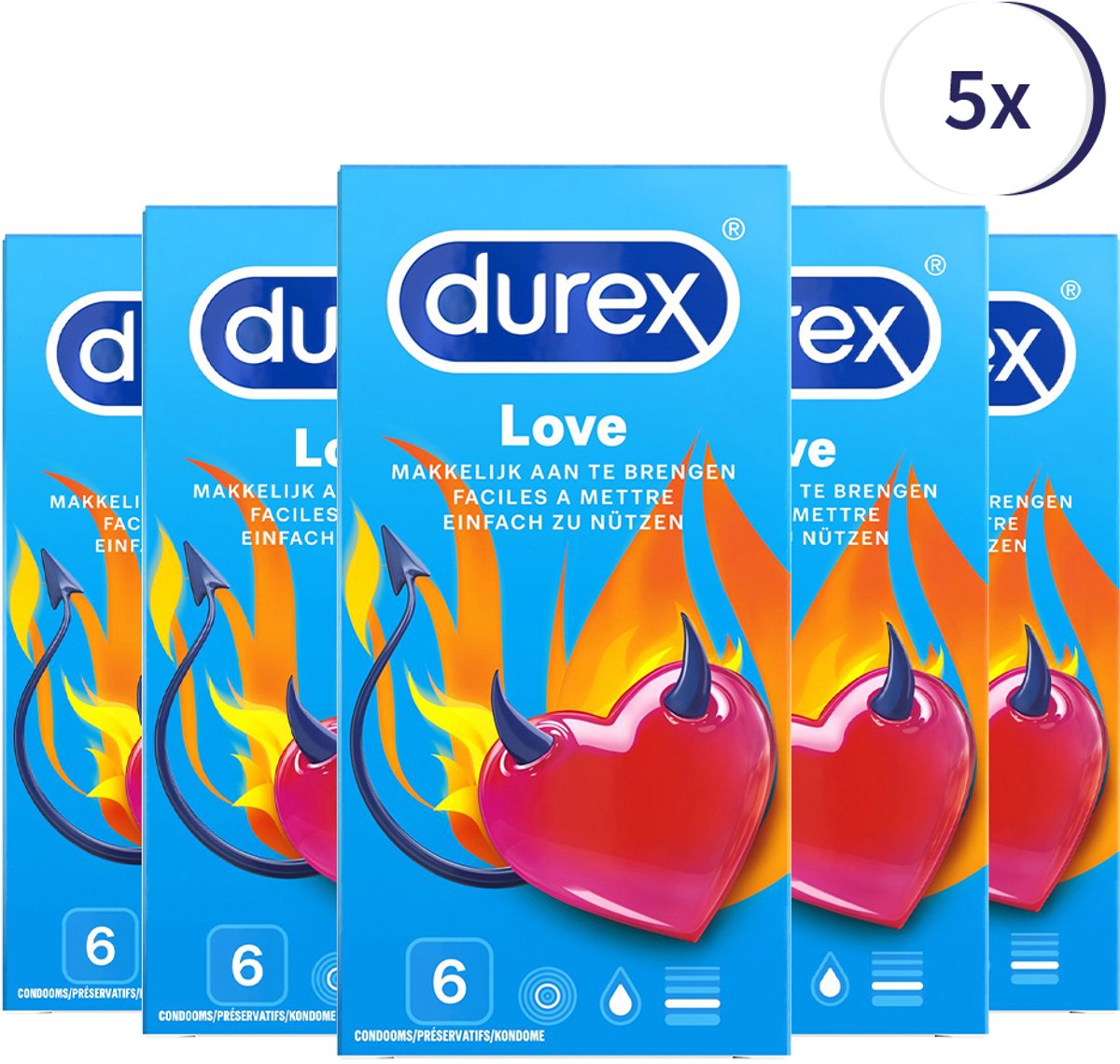 Durex Condooms Love 6st x 5