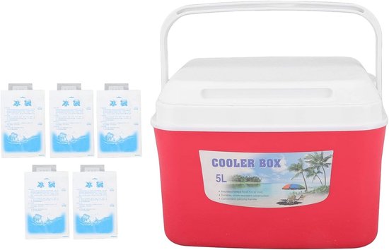 5L draagbare koelbox – isolatie – vissen en camping