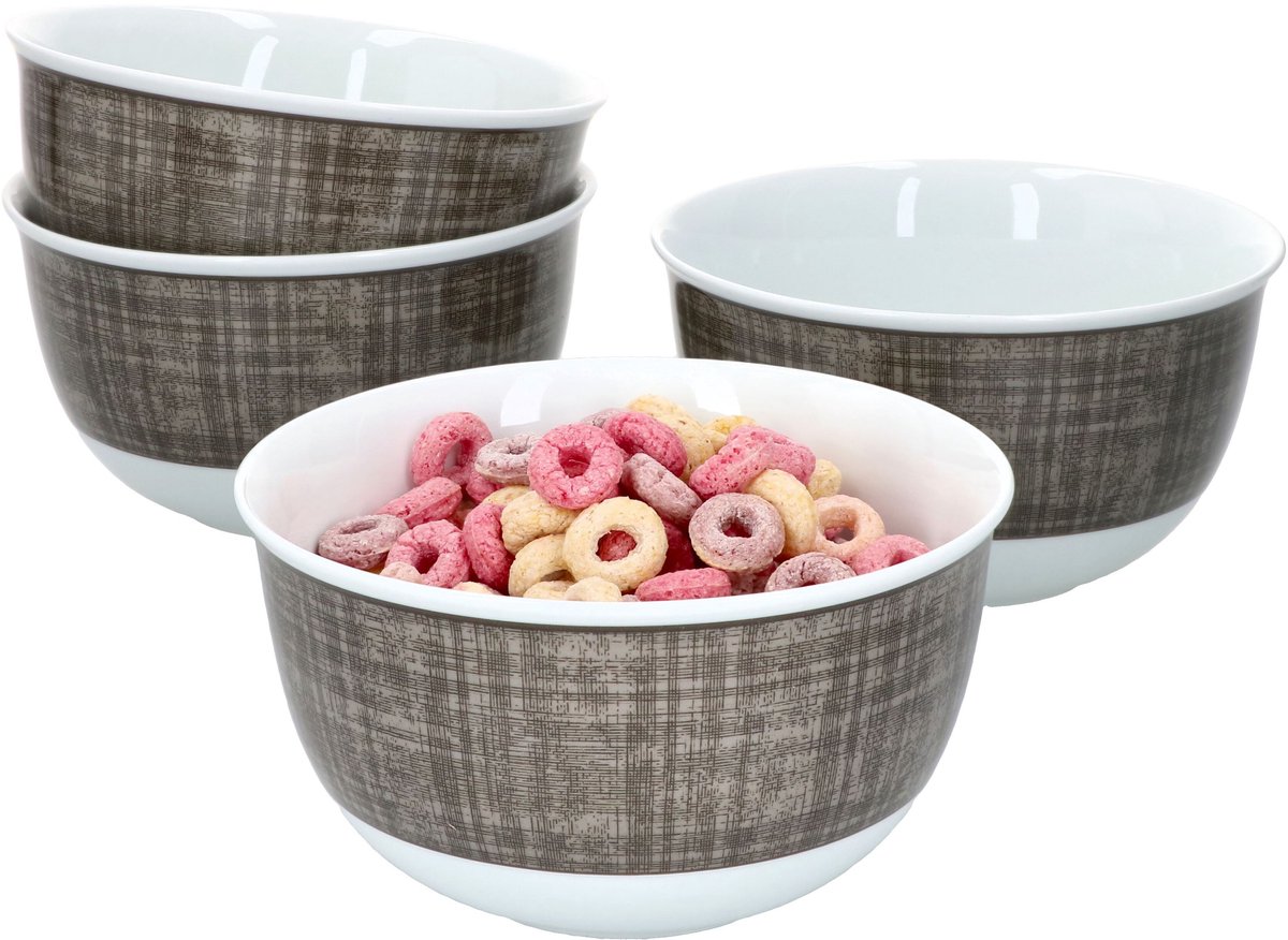 Set van 4 kommen diep bruin Brazilië 14cm Ritzenhoff & Breker - 409291
