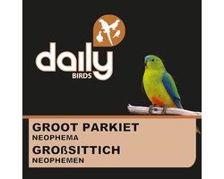 GROOT PARKIET NEOPHEMA-2KG-ZONDER ZONNEBLOEMPIT